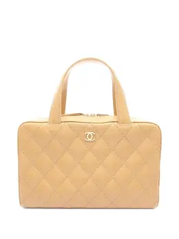 CHANEL Pre-Owned: Бежевая сумка 