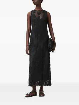 AllSaints: Платье с растительным принтом 