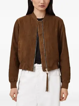 AllSaints: Замшевая куртка 