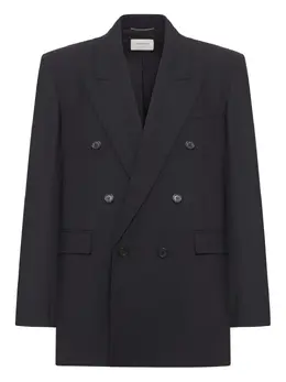 Saint Laurent: Двубортная куртка 