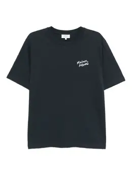 Maison Kitsuné: Синяя футболка 