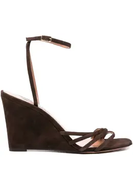 Aquazzura: Коричневые сандалии 