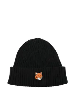 Maison Kitsuné: Чёрная шапка 