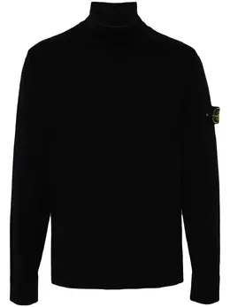 Stone Island: Голубой свитер  Compass
