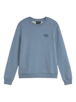 A.P.C.: Голубой свитшот  Rue Madame