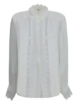 Chloé: Кружевная рубашка 