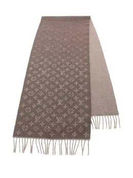 Louis Vuitton Pre-Owned: Коричневый шарф 