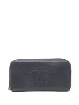 CHANEL Pre-Owned: Чёрный кошелёк 