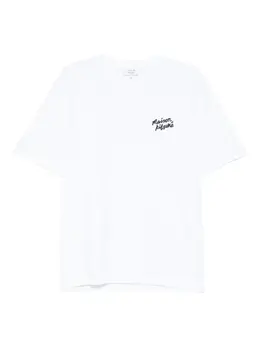 Maison Kitsuné: Белая футболка 