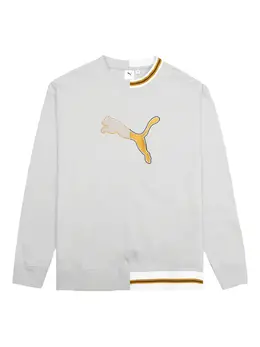 PUMA: Свитер с принтом 