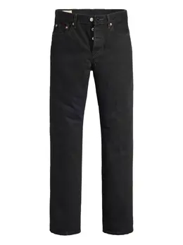 Levi's: Чёрные джинсы  501