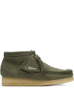 Clarks Originals: Зелёные ботинки 