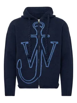JW Anderson: Кардиган  Anchor с капюшоном