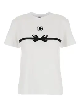 Dolce & Gabbana: Футболка  T с бантом