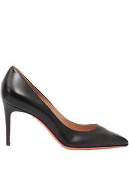 Santoni: Чёрные туфли 