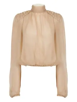 Nina Ricci: Бежевый топ 