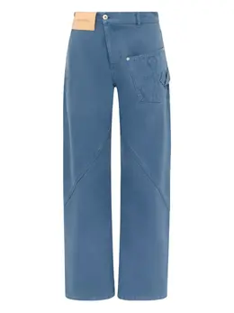 JW Anderson: Голубые брюки  Anchor
