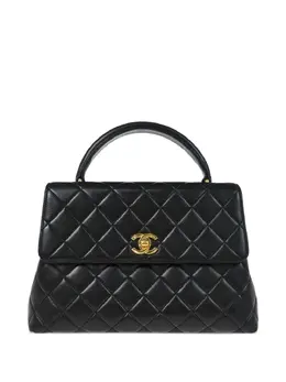 CHANEL Pre-Owned: Чёрная сумка 