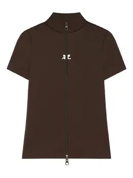 Courrèges: Топ с коротким рукавом 