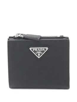 Prada Pre-Owned: Чёрный кошелёк 