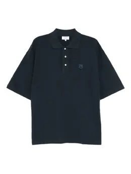 Maison Kitsuné: Синее поло 