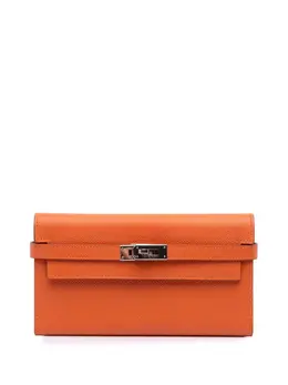 Hermès Pre-Owned: Оранжевый кошелёк 