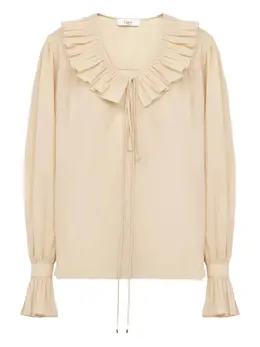 Chloé: Хлопковая блуза 