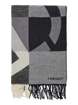 TWINSET: Чёрный шарф 