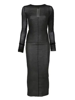 Rick Owens: Платье с длинным рукавом 