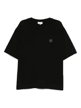Maison Kitsuné: Чёрная футболка 