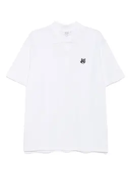 Maison Kitsuné: Белое поло 
