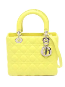 Christian Dior Pre-Owned: Жёлтая сумка 
