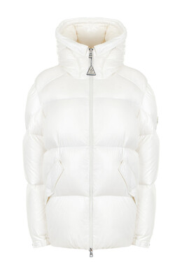 Moncler: Белая куртка 