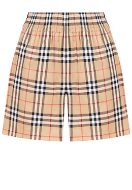 Burberry: Бежевые шорты 