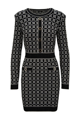 Elisabetta Franchi: Чёрное платье 