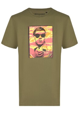 Maharishi: Зелёная футболка 