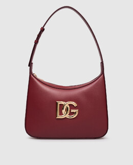 Dolce&Gabbana: Бордовая сумка  DG