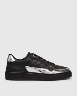 Balmain: Чорні кросівки  B-Court