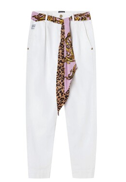 Versace Jeans Couture: Белые джинсы 