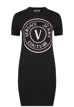 Versace Jeans Couture: Чёрное платье 