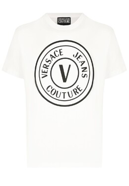 Versace Jeans Couture: Белая футболка 