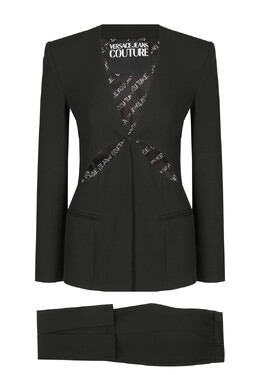 Versace Jeans Couture: Чёрный костюм 