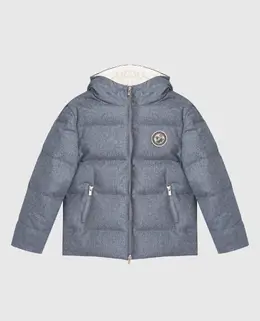 Brunello Cucinelli: Блакитні пуховики 