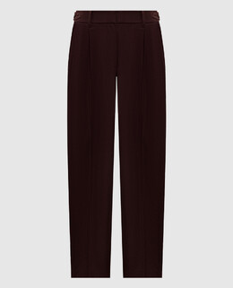 Brunello Cucinelli: Бордовые брюки 