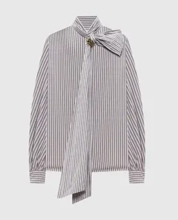 Max Mara: Блуза в полоску 