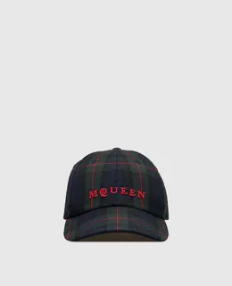 Alexander McQueen: Кепка в клетку 