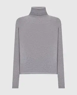 Max Mara: Серый свитер 