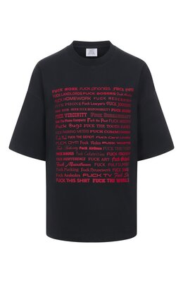VETEMENTS: Хлопковая футболка 