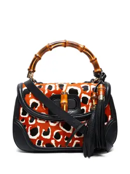 Gucci Pre-Owned: Оранжевая сумка-шоппер 