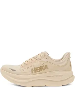 HOKA: Бежевые кроссовки 